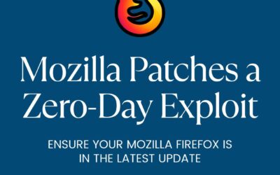 Mozilla Patches A Zero-Day Exploit