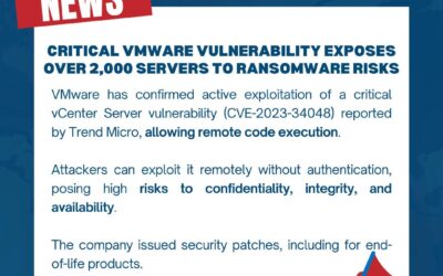 Urgent Security Update: VMware faces active exploitation of vCenter Server vulnerability
