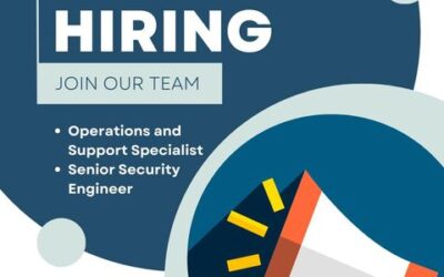 We Are Hiring