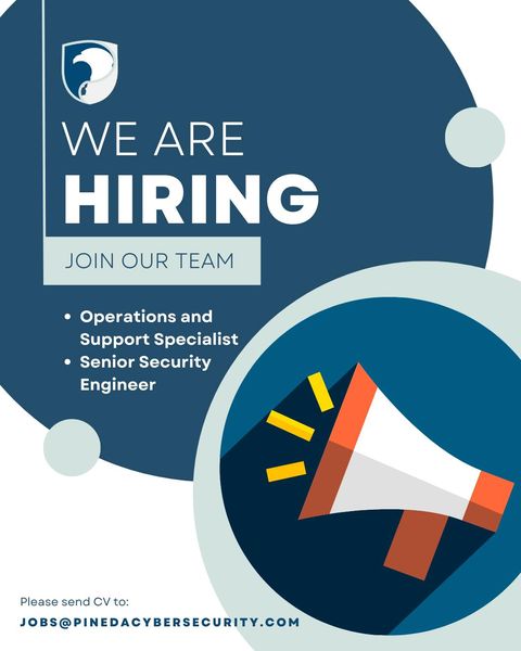 We Are Hiring