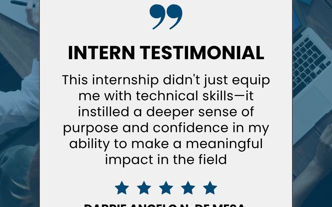 Intern Testimonial: De Mesa