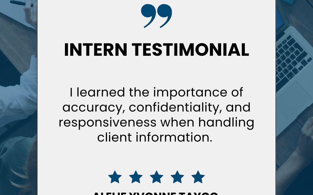 Intern Testimonial